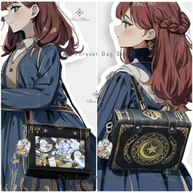 Mini Backpack Purse - Bolso de libro mágico Y2K Lolita
