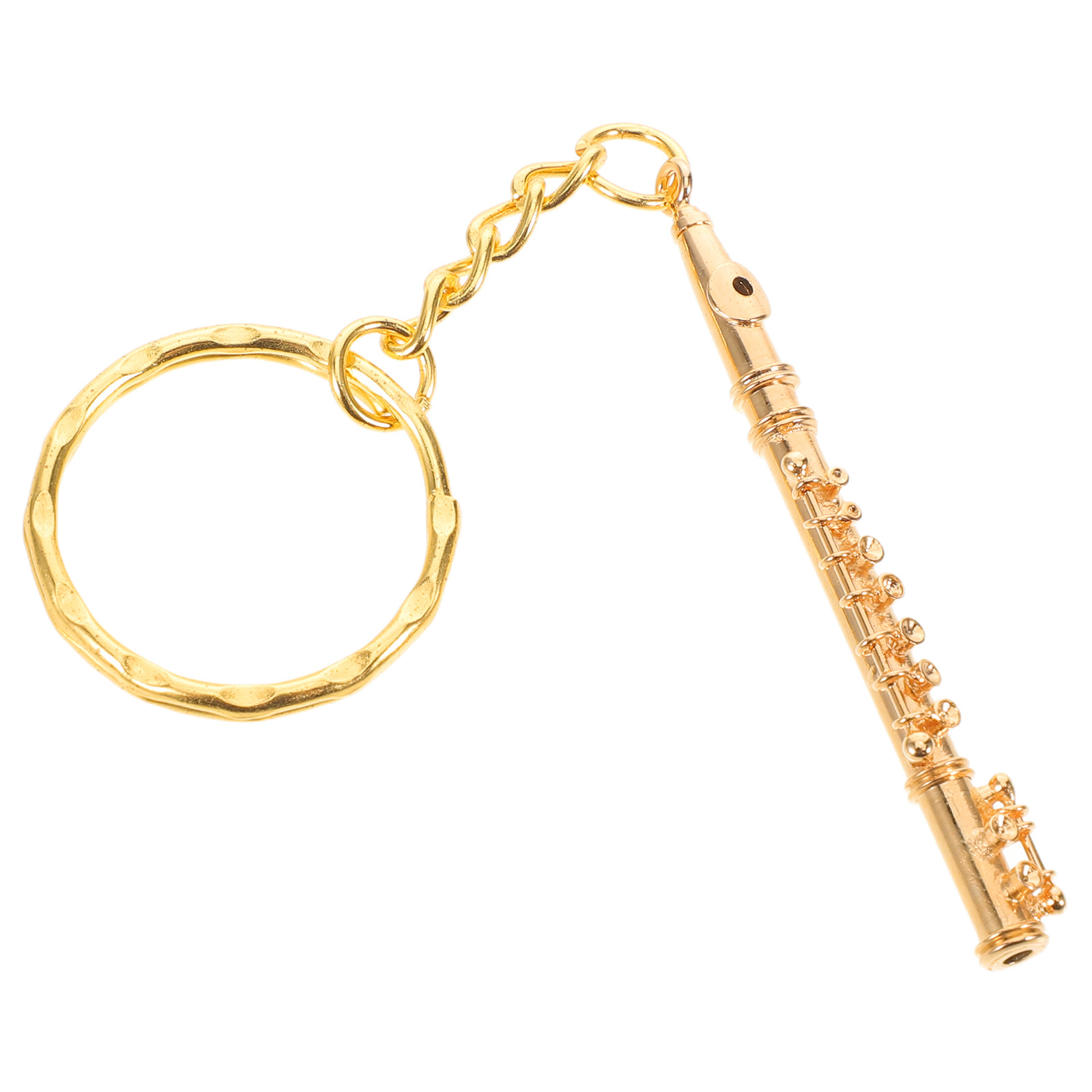 Mini Backpack Purse - Llavero de Flauta Metálica Miniatura, Colgante