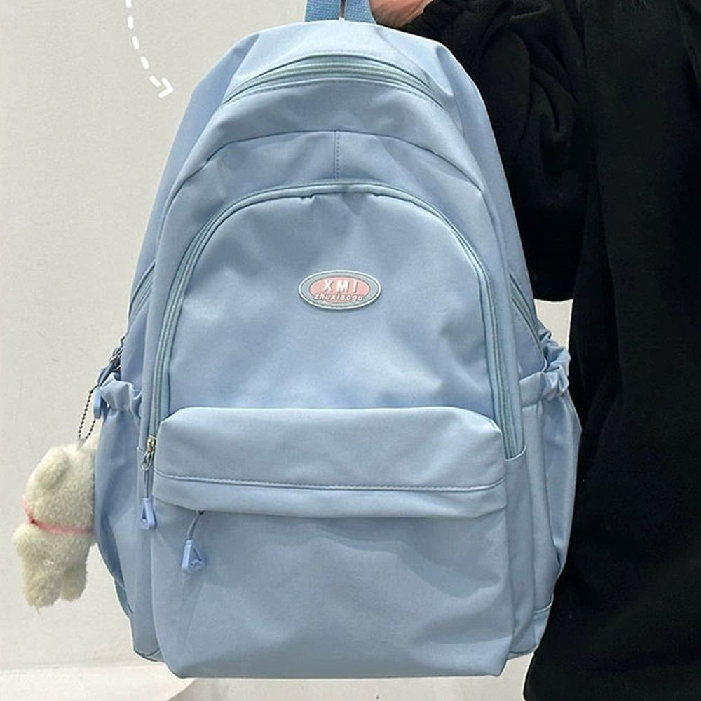School Backpack Teen - Mochila Simple de gran capacidad, bolsa