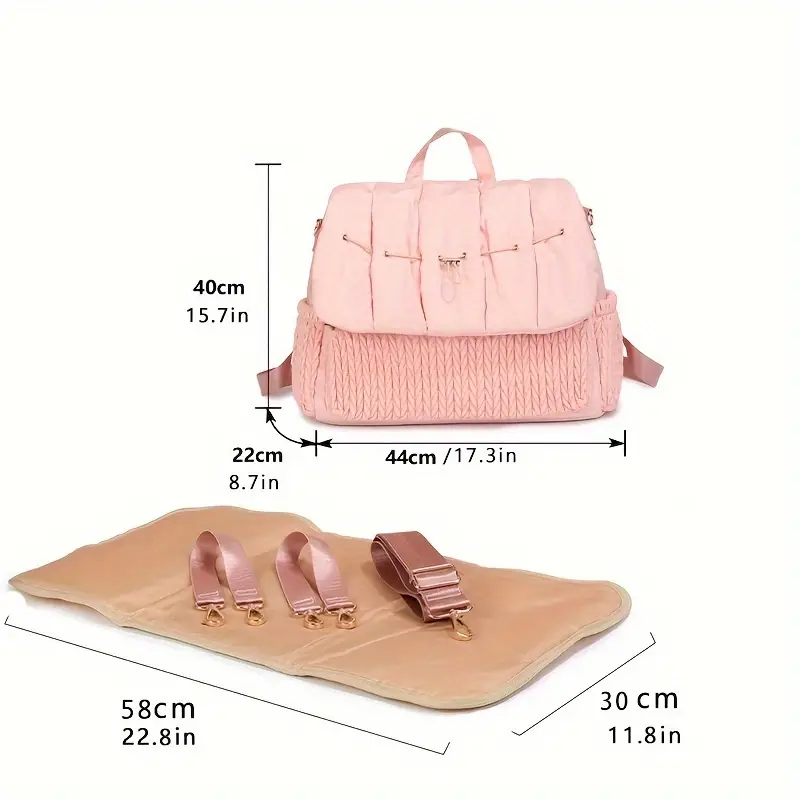 Bolsa para cochecito de pañale - Backpack Diaper Bag reseña y precio