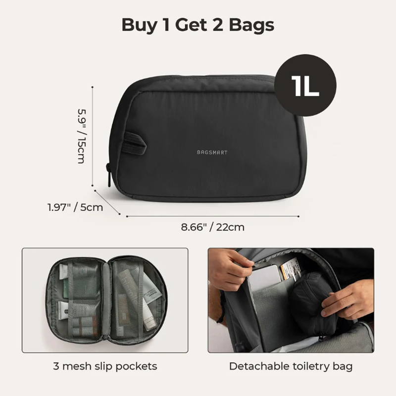 BAGSMART Mochila para ordenado - Laptop Backpack 15.6 reseña y precio