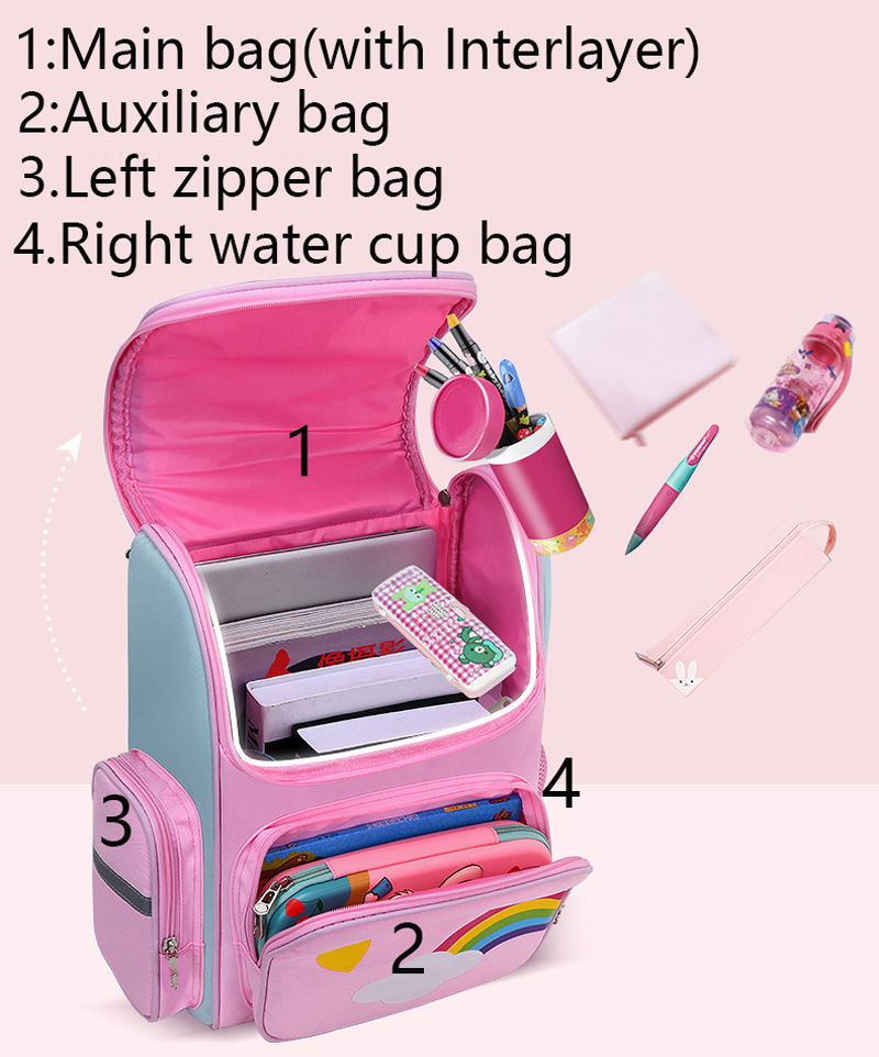 Mochila Infantil para Niña Uni - School Backpack Teen reseña y precio