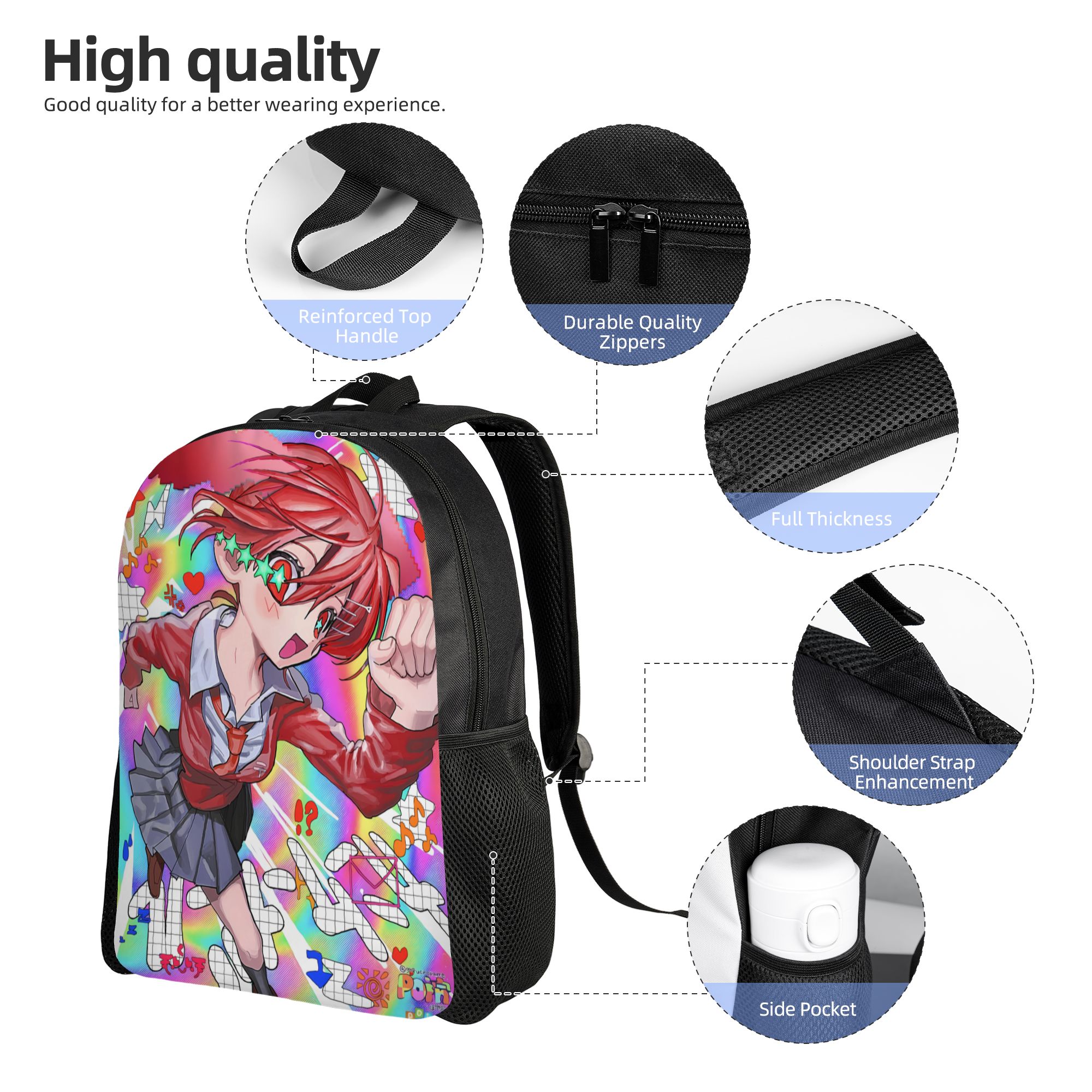 Mochila Kasane Teto Vocaloid G - School Backpack Teen reseña y precio